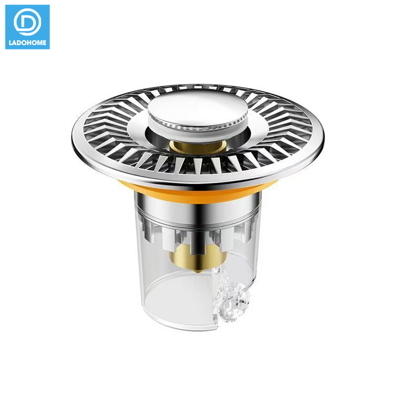 Nắp thoát nước bồn rửa mặt, bồn lavabo chống tắc cống, chống mùi, nút ấn đơn giản dễ sử dụng