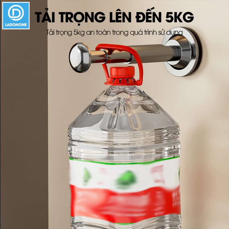 Giá treo móc quần áo hút chân không LD-4105, có thể kéo dài hoặc thu gọn dùng đê trên móc quần áo rất tiện và dễ lắp đặt