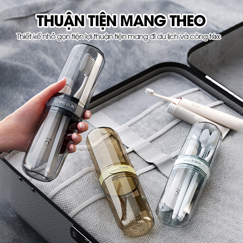 Hộp đựng bàn chải đánh răng, kem đánh răng, hộp đựng muỗng đũa cá nhân khi đi du lịch W8280