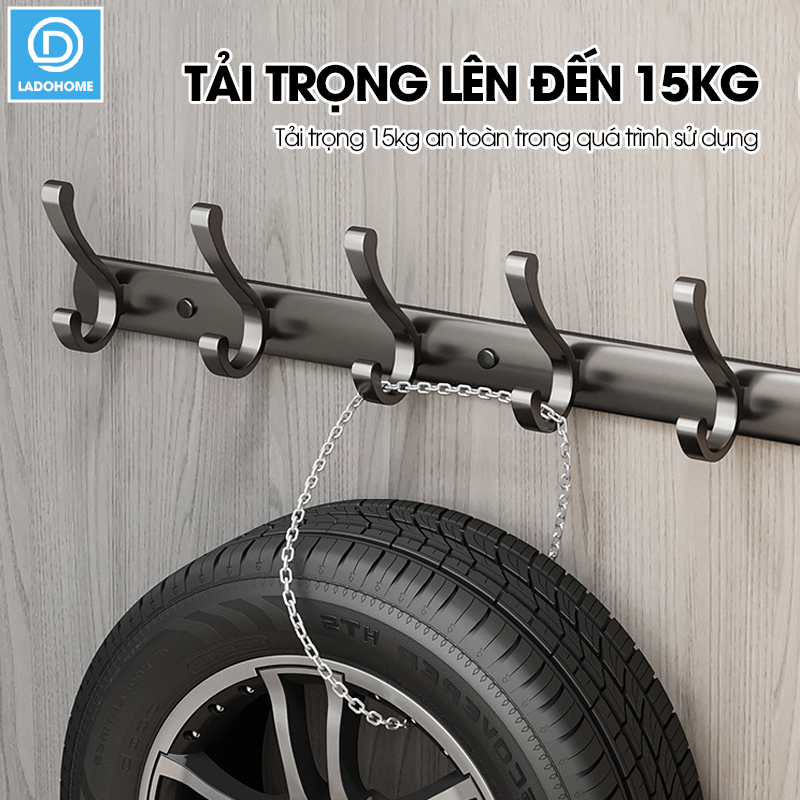 Móc treo tường RX14 Nhôm anod không rỉ, móc treo quần áo phòng ngủ, phòng khách, nhà tắm, nhà bếp, móc treo sau cửa