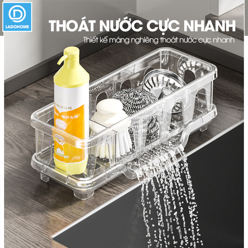 Giá để nước rửa chén, kệ để dụng cụ rửa bát đĩa LD-2457