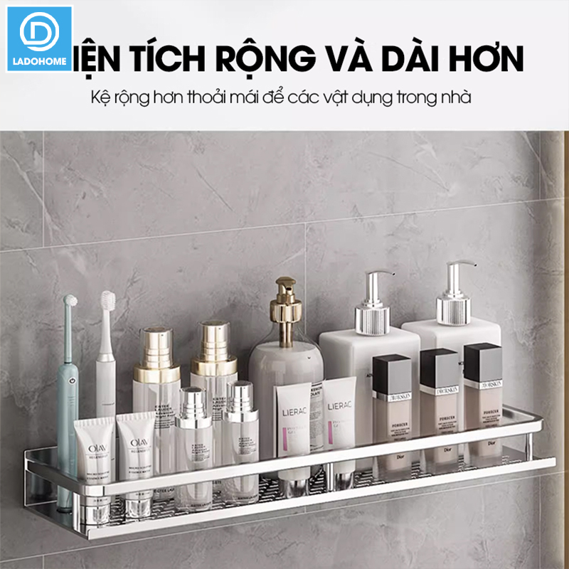 Kệ nhà tắm nhà bếp dán tường YQ-5578 Nhôm Anod không rỉ