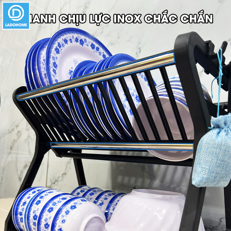 Kệ úp chén, kệ bát đĩa LH-3639