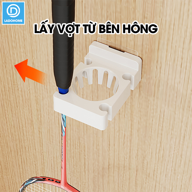 Móc treo chuyên dụng cho vợt cầu lông, móc dán tường RX21