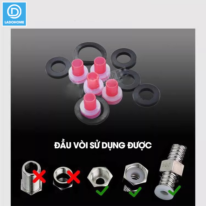Bộ dụng cụ sửa chữa và thay thế ron gioăng cho vòi nước nhà bếp nhà tắm, thiết bị vệ sinh