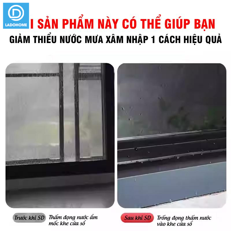 Tấm chắn nước mưa cho cửa sổ ngoài trời D1994, giúp ngăn mưa tạt và nước thấm lậu qua khe cửa sổ