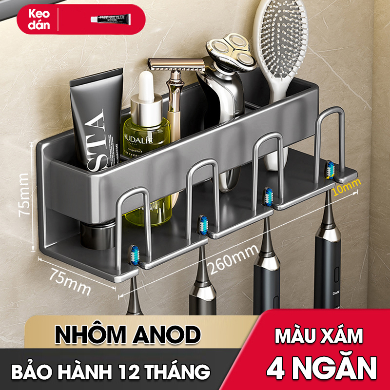 Kệ treo bàn chải, kem đánh răng SQ-5268