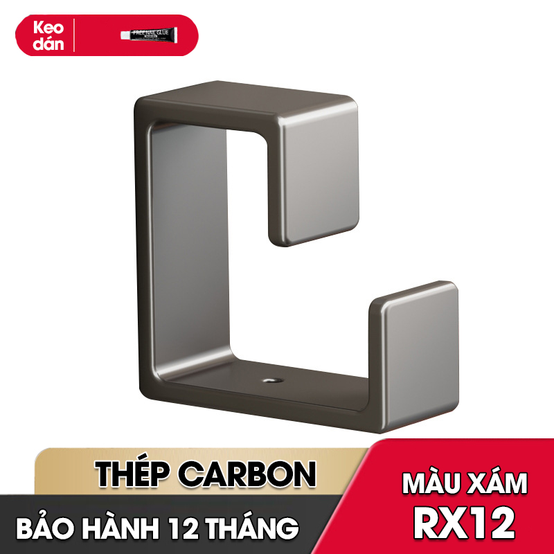 Móc treo thau nhựa, móc treo chậu rửa chén chậu giặt đồ RX12 thép carbon không rỉ