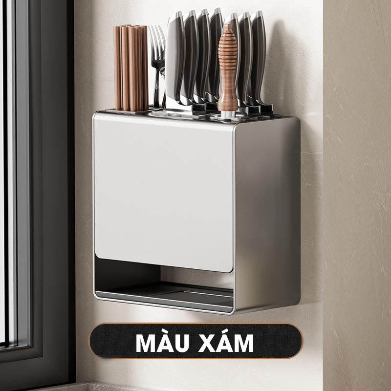 Kệ treo dao muỗng đũa thớt đa năng SQ-6545