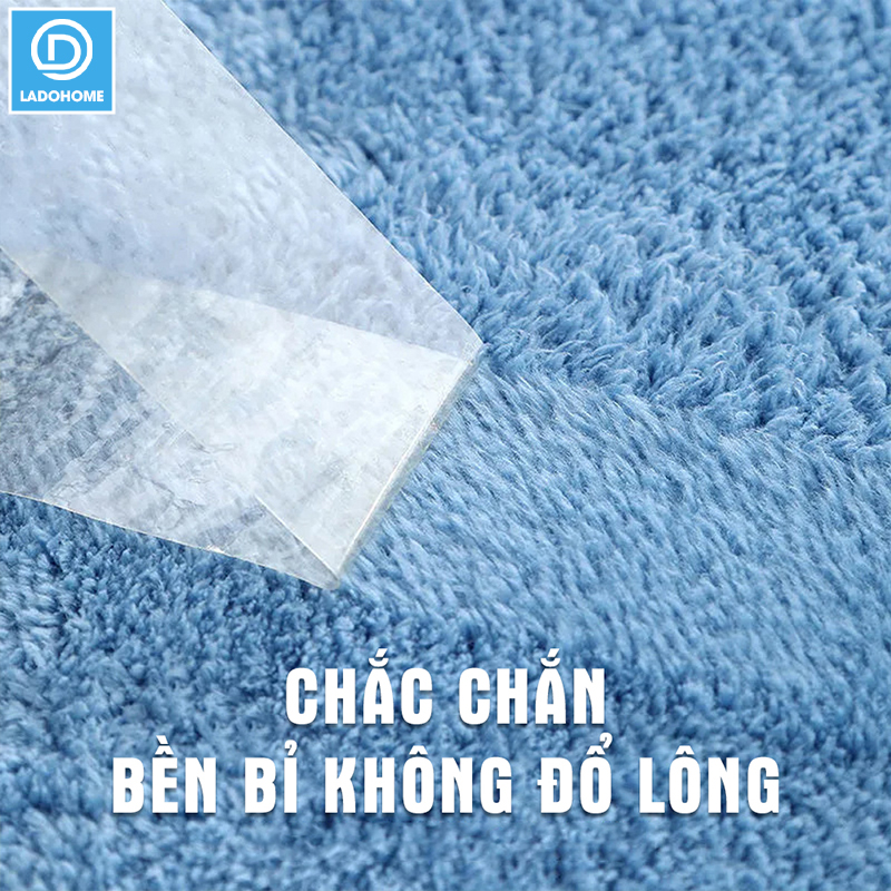 COMBO 3 Thảm chùi chân lâu chân lông cashmere nhân tạo