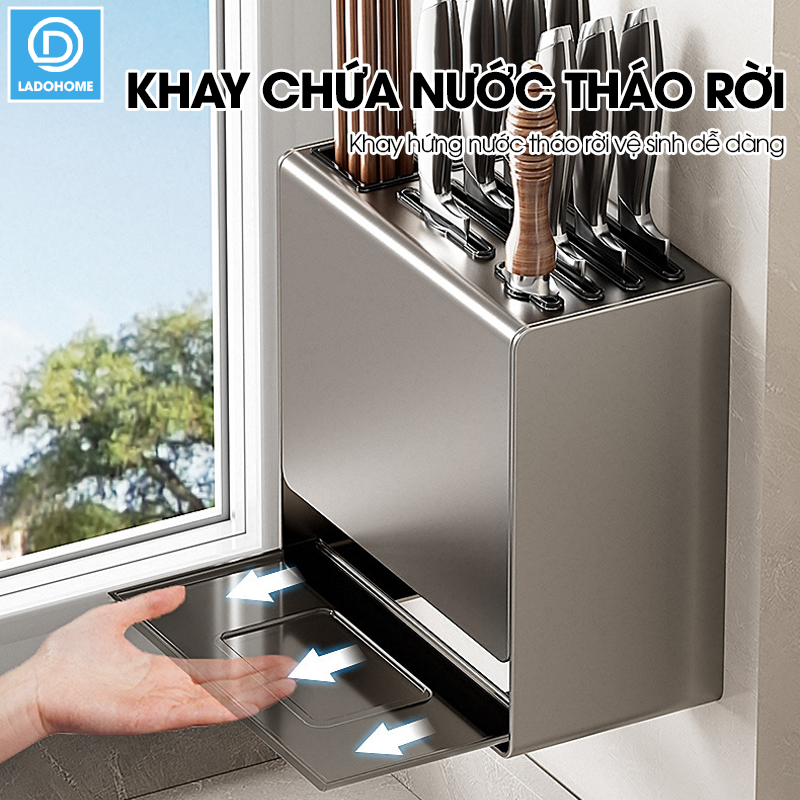 Kệ treo dao muỗng đũa thớt đa năng SQ-6545