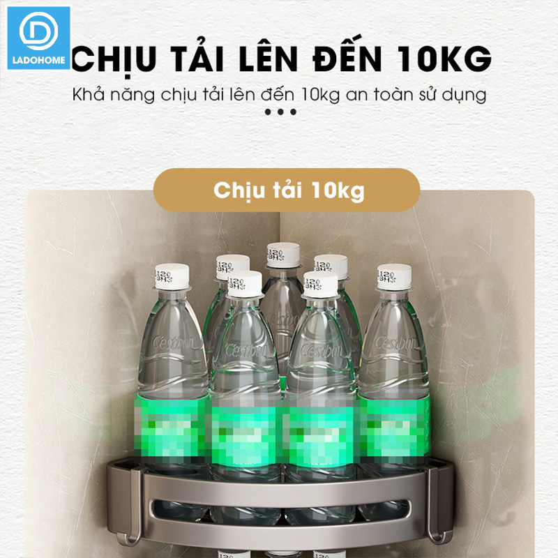 Kệ nhà tắm treo tường SQ-6228 nhôm anod không rỉ