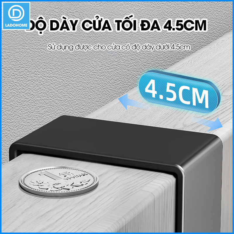 Móc treo sau cửa tiêt kiệm không gian SQ-RX05 nhôm anod