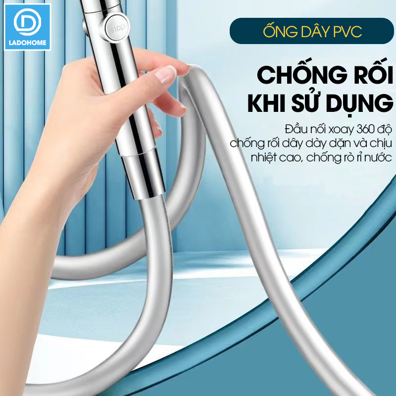 Dây sen tắm, ống nước vòi sen nhựa PVC chịu áp lực lớn