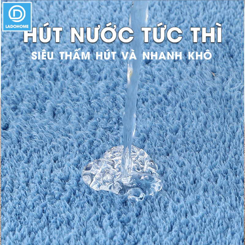 COMBO 3 Thảm chùi chân lâu chân lông cashmere nhân tạo