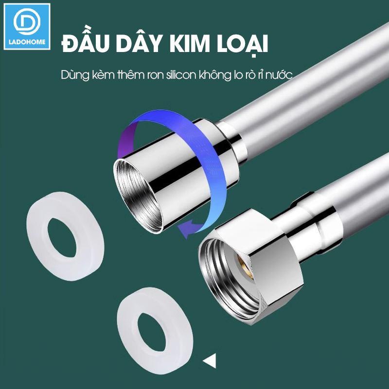 Dây sen tắm, ống nước vòi sen nhựa PVC chịu áp lực lớn