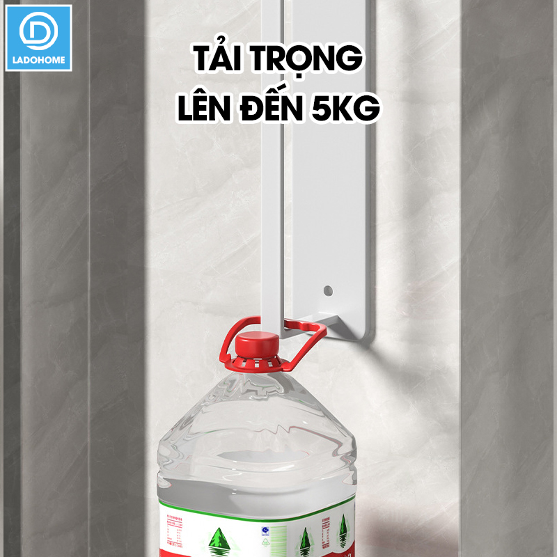 Giá treo túi đựng thực phẩm, thanh treo màn bọc thực phẩm, móc treo khăn lau nhà bếp LH-4102 Nhôm Anod không rỉ