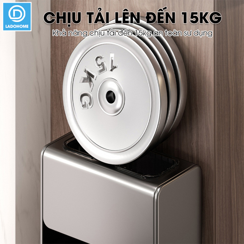 Kệ muỗng đũa, ống đựng muỗng đũa để bàn hoặc treo tường LH-6325 thép carbon chống rỉ