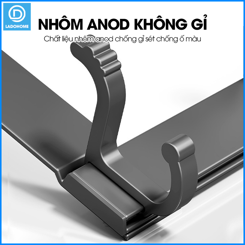 Móc treo sau cửa tiêt kiệm không gian SQ-RX05 nhôm anod