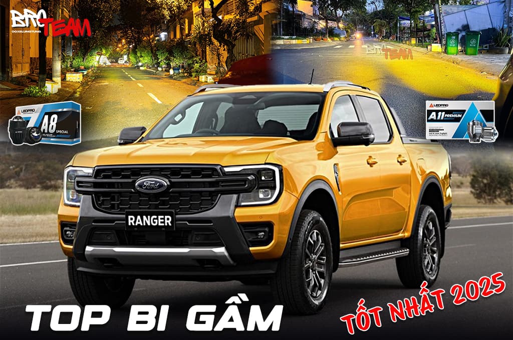 Top Bi Gầm Ford Ranger Tốt Nhất Năm 2025 Không Thể Bỏ Qua