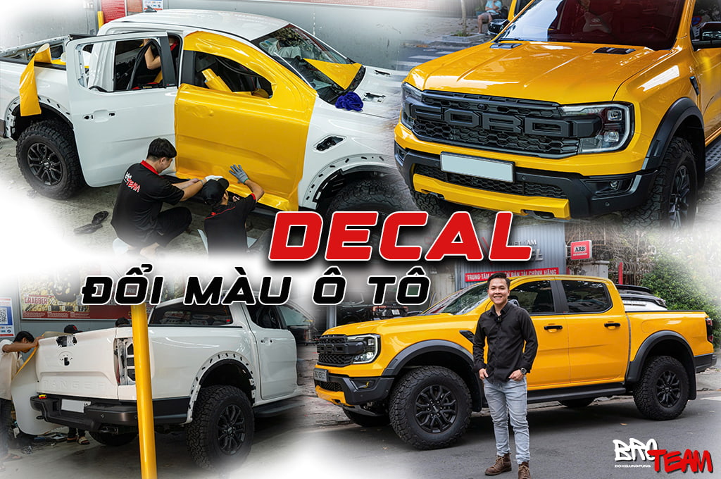 Dán Decal Đổi Màu Ô Tô: Thay Đổi Phong Cách Mà Không Lo Hư Hại Sơn