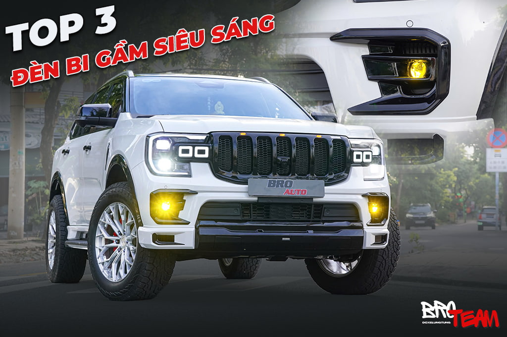 Đèn bi gầm siêu sáng : Nhỏ gọn, mạnh mẽ và cực kỳ hiệu quả