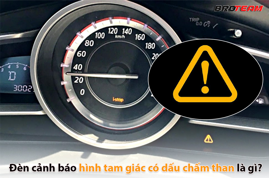 Đèn cảnh báo hình tam giác có dấu chấm than là gì? Ý nghĩa và cách xử lý đúng