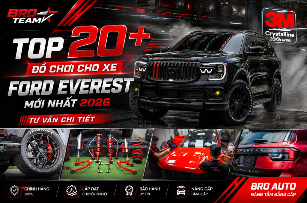 Top 20+ Đồ Chơi Cho Xe Ford Everest Mới Nhất 2026 | Tư Vấn Chi Tiết