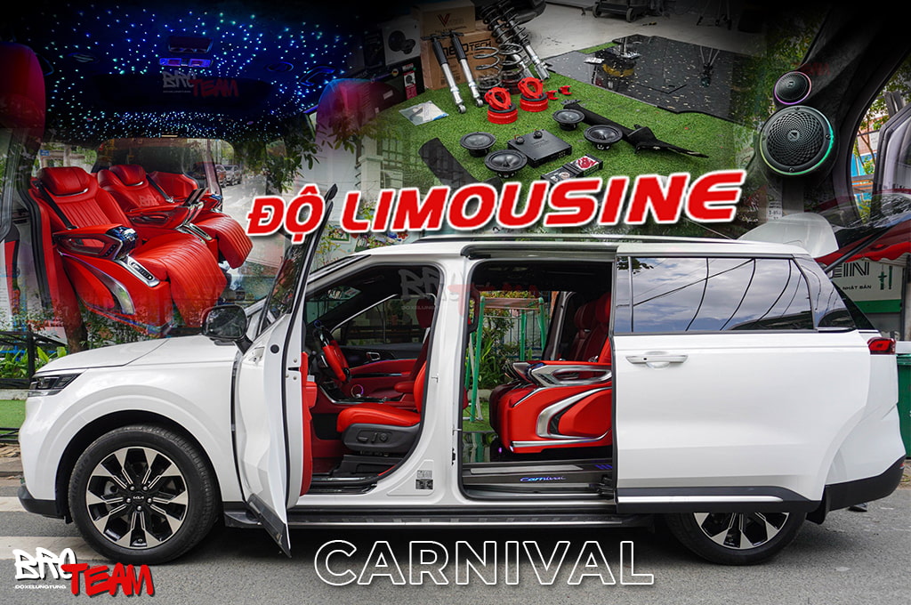 Độ Limousine Kia Carnival Gói Nâng Cao: Sang Trọng Đến Từng Chi Tiết