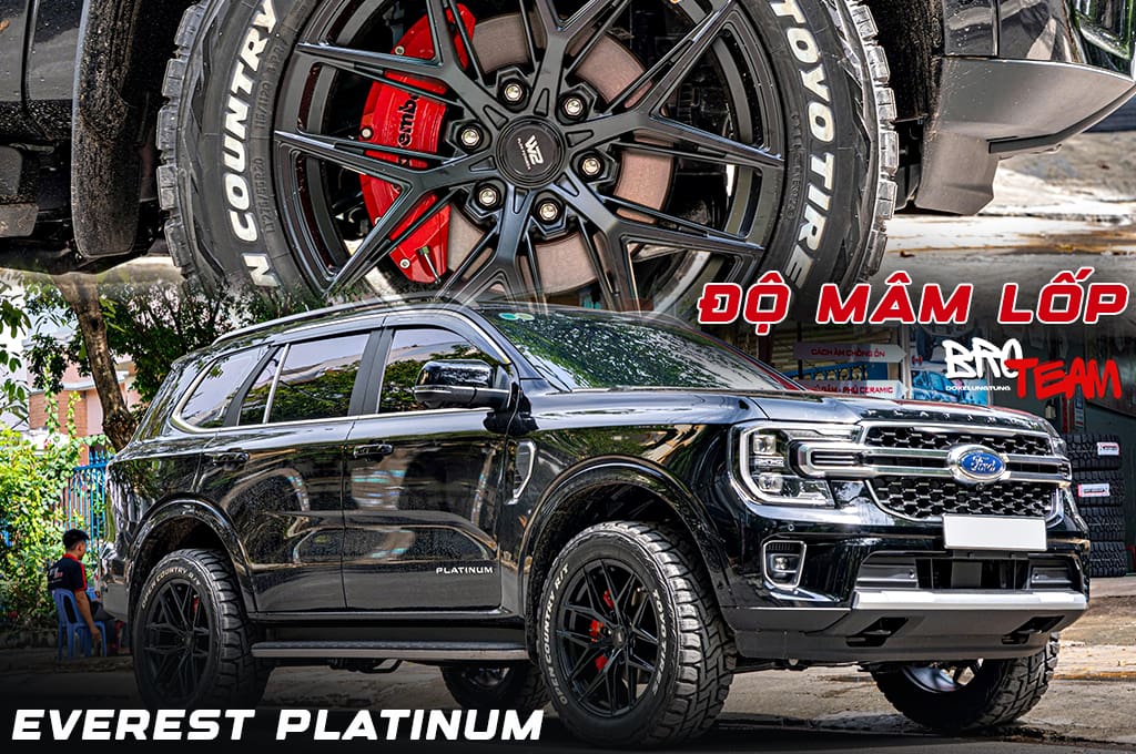Độ Mâm Lốp Ford Everest Platinum 2024 – Bản Lĩnh Off-Road Đẳng Cấp