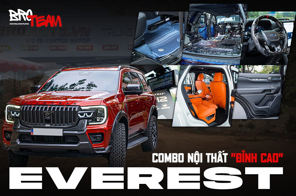 Độ Nội Thất Ford Everest 2025 Với Gọi Phụ Kiện Chất Lượng Cao, Tiện Nghi Vượt Trội