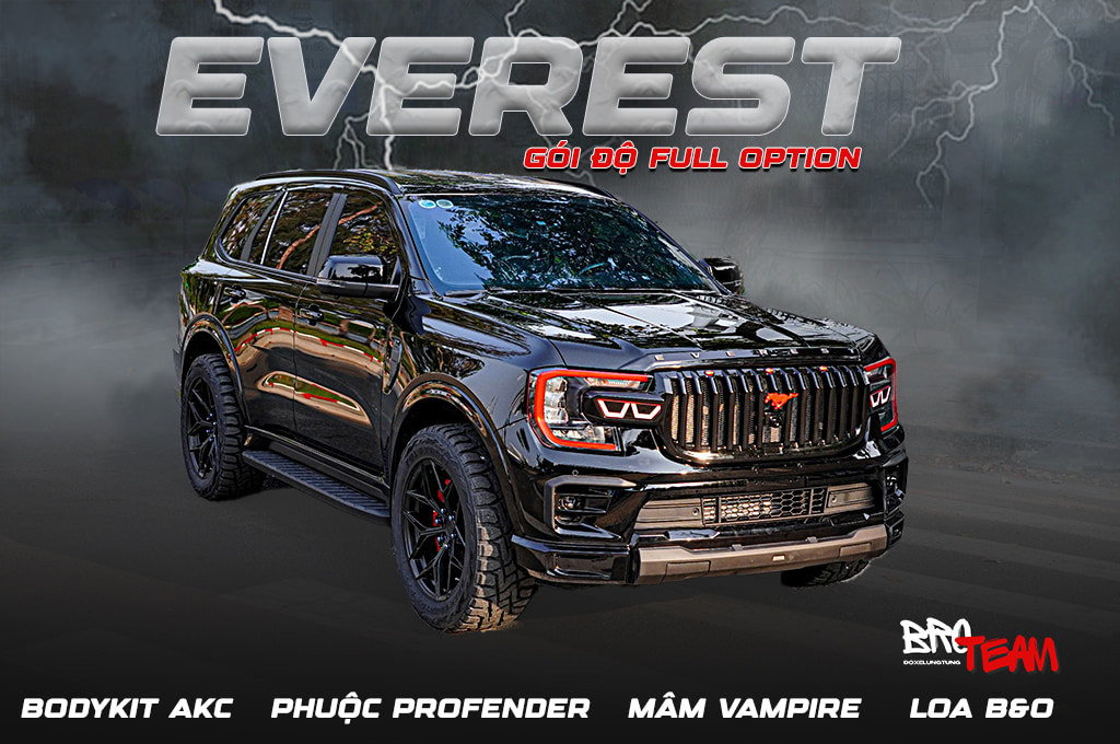 Độ Xe Ford Everest Chất Lừ, Mạnh Mẽ Và Đẹp Mê Hồn Cùng BRO TEAM