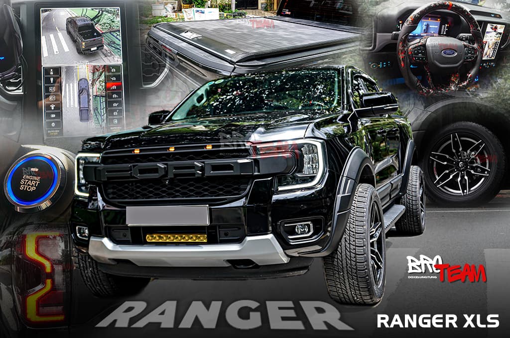 Độ Xe Ford Ranger XLS 2024 cơ bản phong cách ấn tượng và tiện nghi đầy đủ