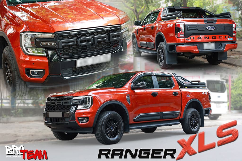 Độ xe Ranger XLS full option: Đẹp, tiện nghi, khác biệt