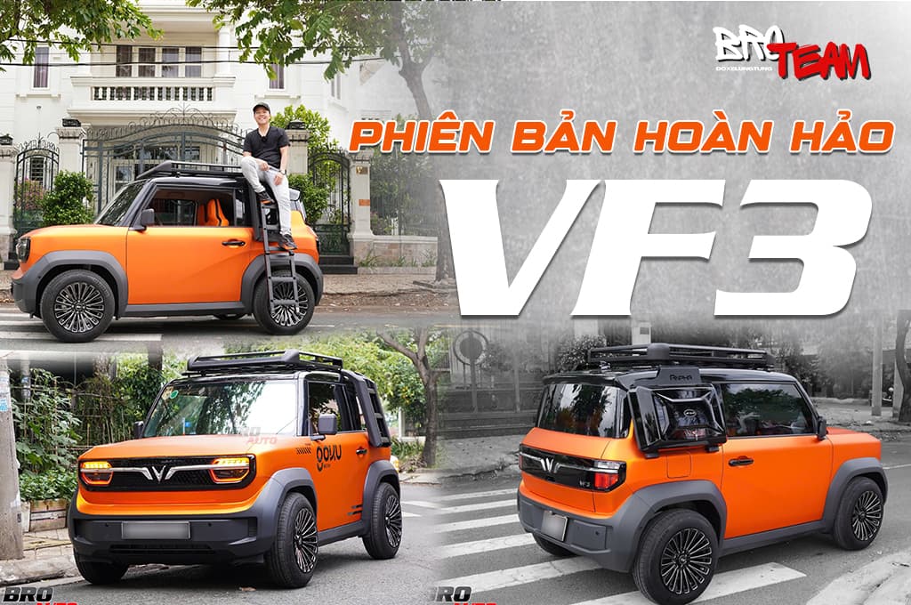 Độ xe VinFast VF3 đẹp – Top phụ kiện nên lắp để độ “xế yêu” thêm chất