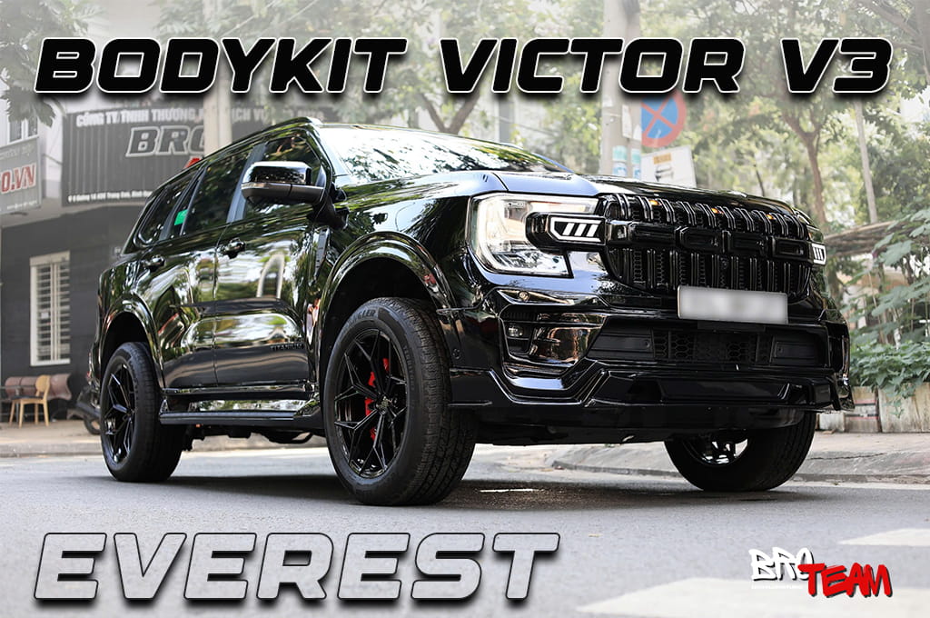 Ford Everest 2025 nâng cấp Bodykit Victor V3 – Đậm chất riêng, mạnh mẽ từng góc cạnh
