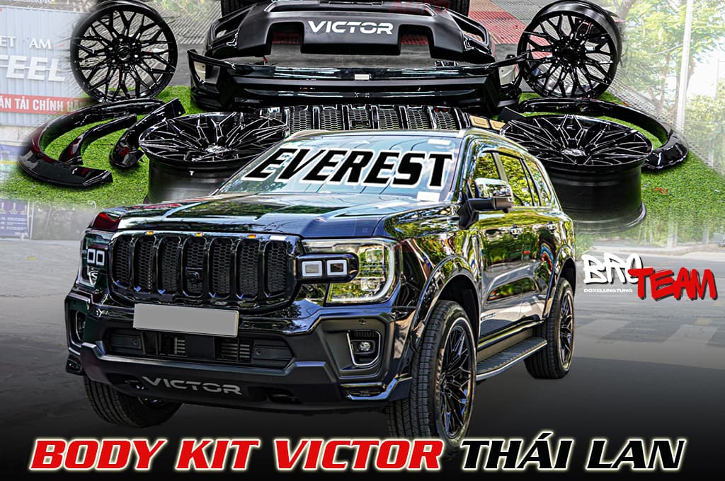 Ford Everest độ body kit Victor Thái Lan tạo ngoại hình “siêu chiến”
