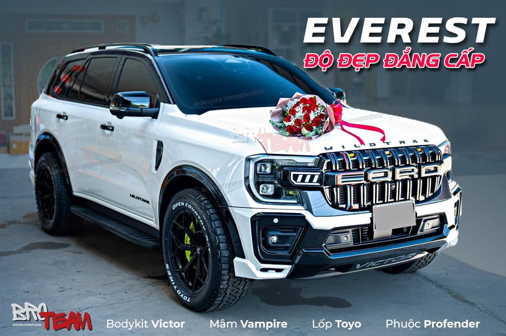Ford Everest Độ Đẹp Đẳng Cấp & Khác Biệt Với Gói Độ Ngoại Thất 