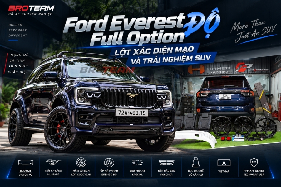 Ford Everest Độ Full Option – Lột Xác Diện Mạo Và Trải Nghiệm SUV