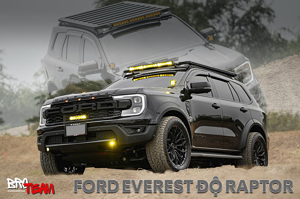 Ford Everest độ Raptor 2025: Bản nâng cấp hầm hố cho dân mê off-road