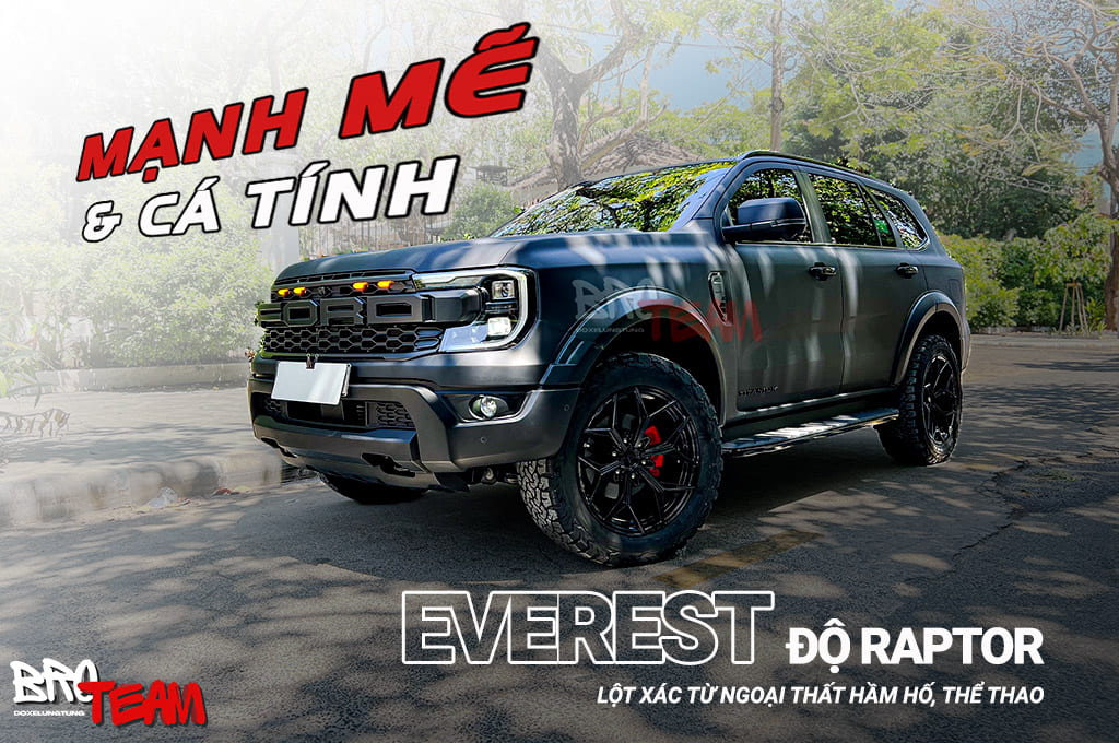 Ford Everest Độ Raptor: Lột Xác Mạnh Mẽ, Chinh Phục Mọi Địa Hình