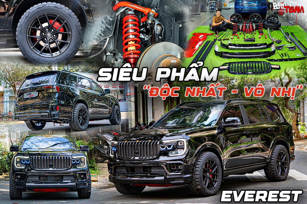 Ford Everest Platinum 2024 Độ Đẹp “Độc Nhất Vô Nhị” Tại BRO TEAM