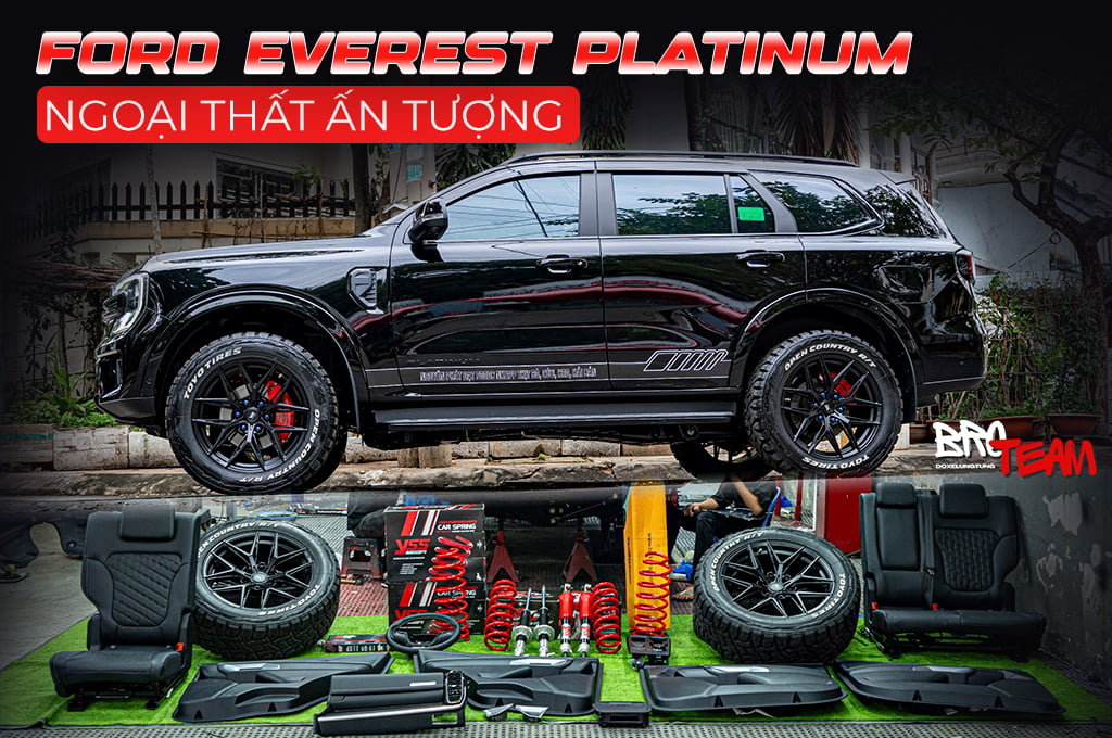 Ford Everest Platinum 2024 Nâng Cấp Ngoại Thất Phong Cách Ấn Tượng