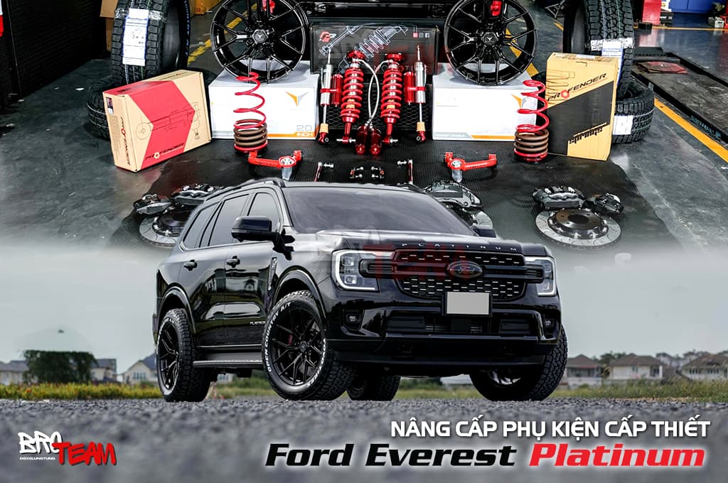 Ford Everest Platinum 2024 nâng cấp phụ kiện cấp thiết