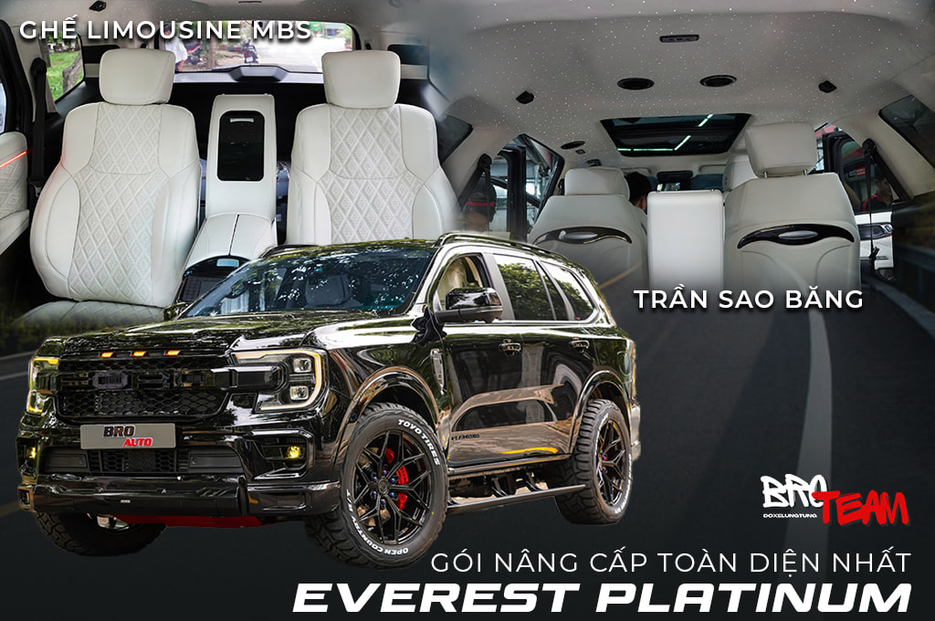 Ford Everest Platinum độ full option 2025 - Phương án độ xe cao cấp nhất