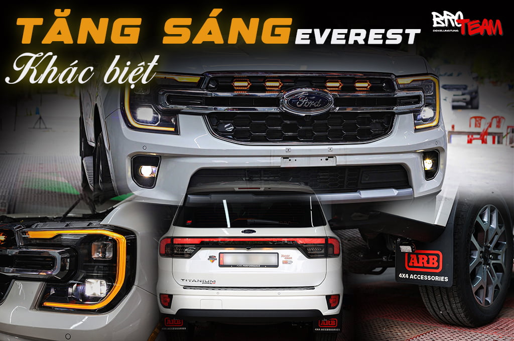 Ford Everest Tăng Sáng Nhẹ – Nâng Tầm Phong Cách Và Hiệu Suất Chiếu Sáng