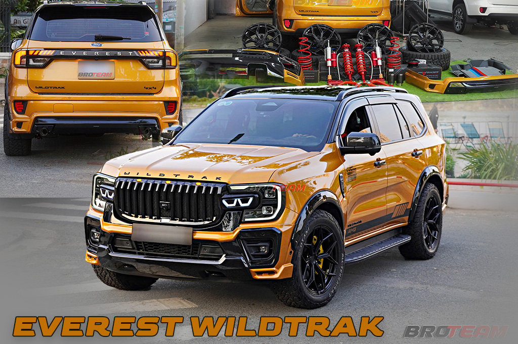 Ford Everest Wildtrak độ ngoại thất mạnh mẽ với loạt phụ kiện cao cấp