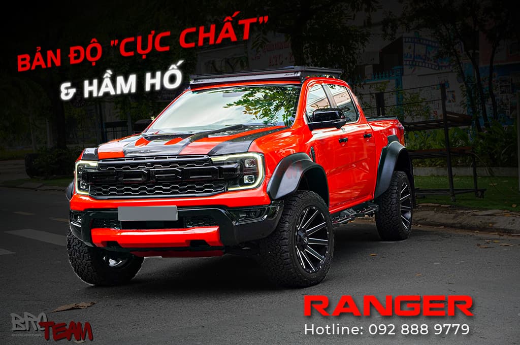 Ford Ranger Độ Đẹp Cùng Bản Độ Đầy Chất & Lôi Cuốn