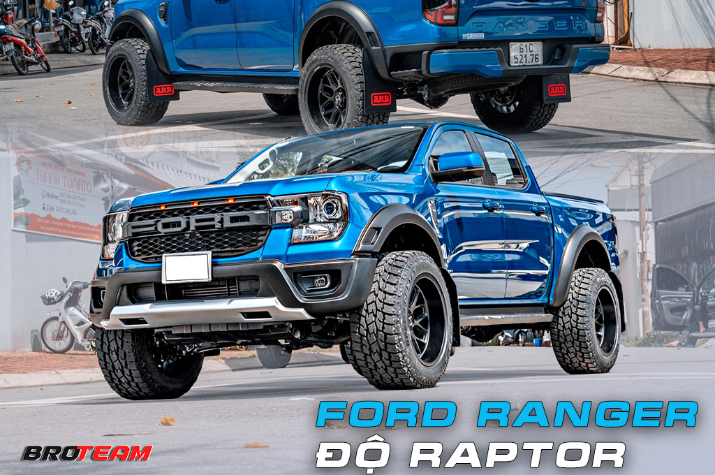 Ford Ranger độ Raptor mang diện mạo siêu bán tải với chi phí hợp lý