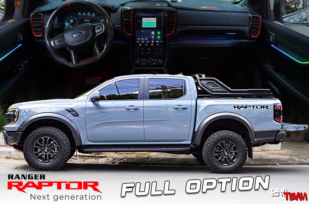 Độ xe Ford Ranger Raptor 2025 Full Option: Chiến Binh Đa Năng, Mạnh Mẽ